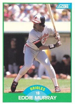 1989 Score Eddie Murray #94 card image