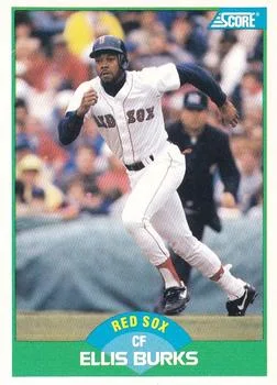 1989 Score Ellis Burks #9 card image