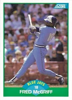 1989 Score Fred McGriff #6 card image