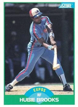 1989 Score Hubie Brooks #53 card image