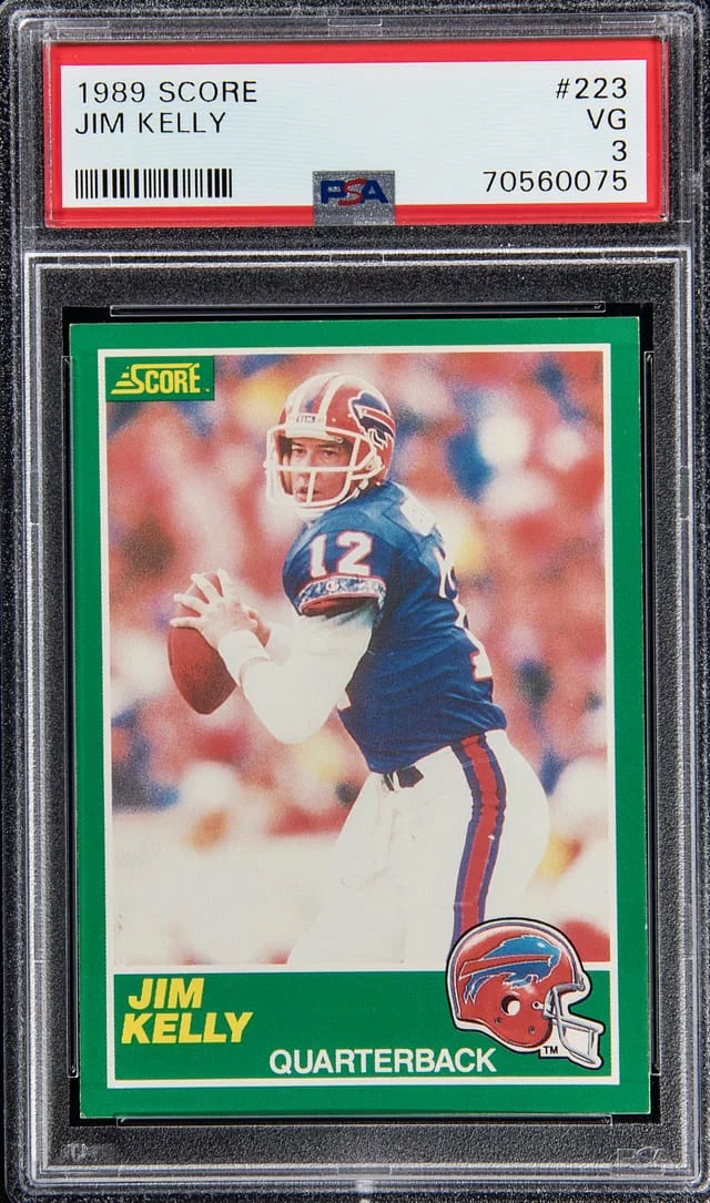 1989 Score Jim Kelly #223 card image