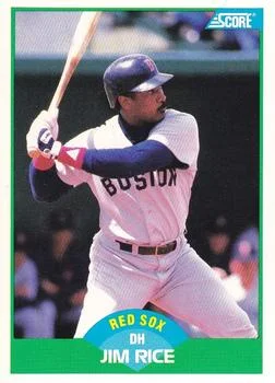 1989 Score Jim Rice #85 card image