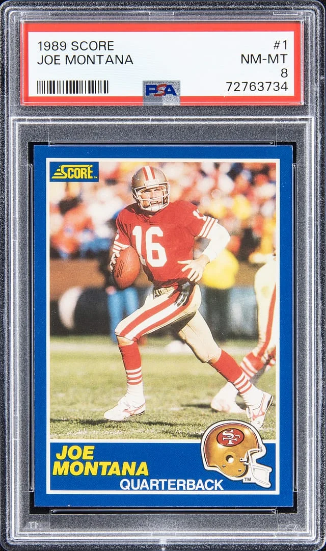 1989 Score Joe Montana #1 card image