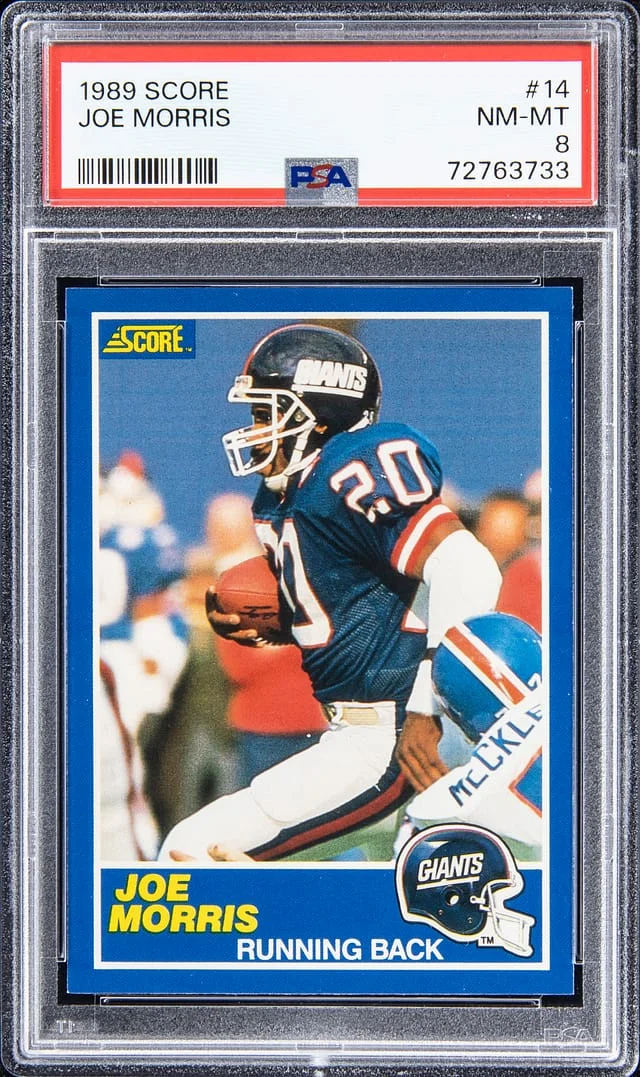 1989 Score Joe Morris #14 card image