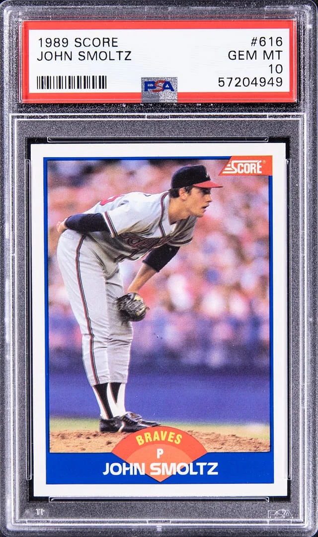 1989 Score John Smoltz #616 card image