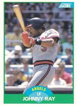 1989 Score Johnny Ray #14 card image