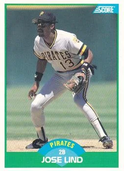 1989 Score Jose Lind #87 card image