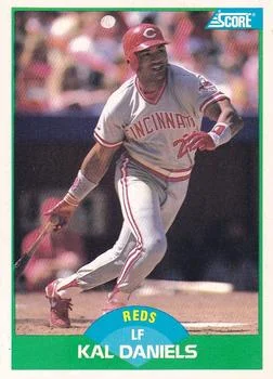 1989 Score Kal Daniels #7 card image