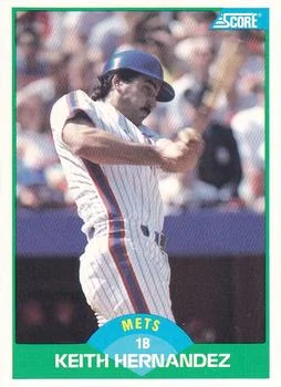 1989 Score Keith Hernandez #41 card image