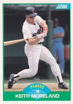 1989 Score Keith Moreland #42 card image