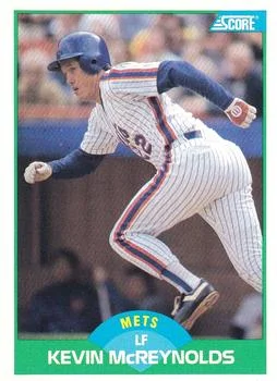 1989 Score Kevin McReynolds #93 card image