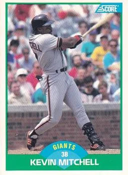 1989 Score Kevin Mitchell #39 card image