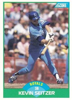 1989 Score Kevin Seitzer #55 card image