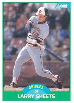 1989 Score Larry Sheets #81 card image