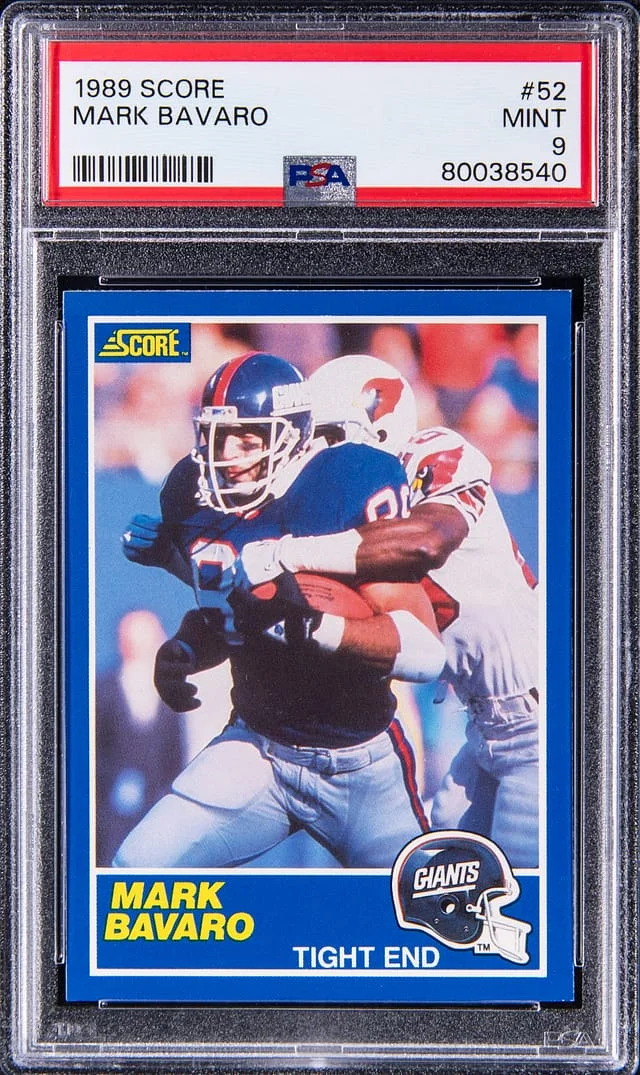 1989 Score Mark Bavaro #52 card image