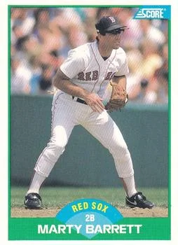 1989 Score Marty Barrett #63 card image