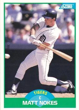 1989 Score Matt Nokes #23 card image