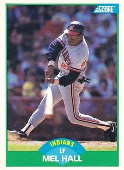 1989 Score Mel Hall #17 card image
