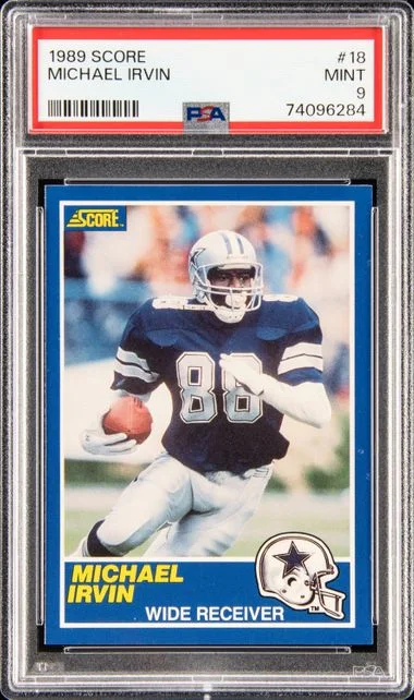 1989 Score Michael Irvin #18 card image