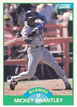 1989 Score Mickey Brantley #89 card image