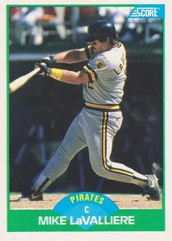 1989 Score Mike LaValliere #33 card image