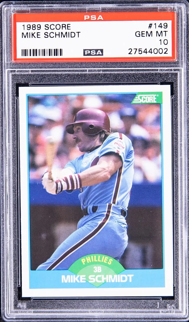 1989 Score Mike Schmidt #149 card image