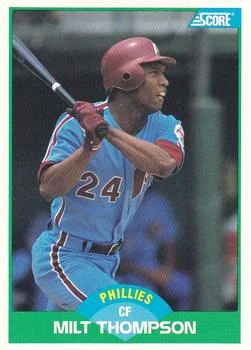 1989 Score Milt Thompson #92 card image