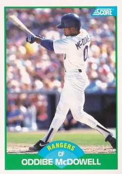 1989 Score Oddibe McDowell #59 card image