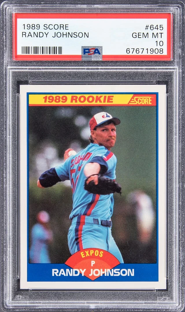 1989 Score Randy Johnson #645 card image