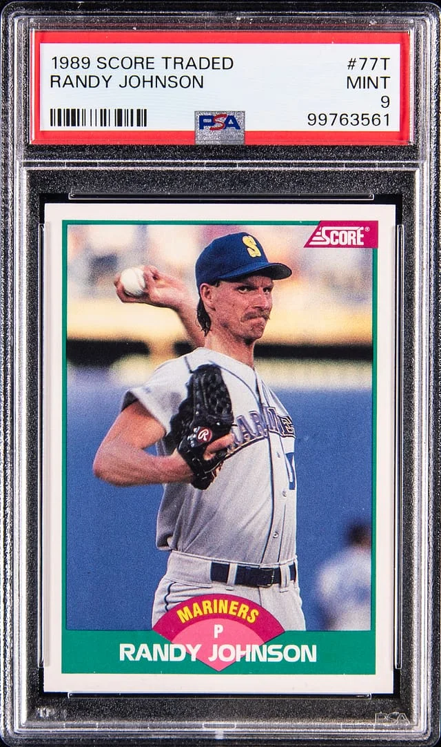 1989 Score Randy Johnson Traded #77T card image