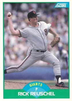 1989 Score Rick Reuschel #5 card image