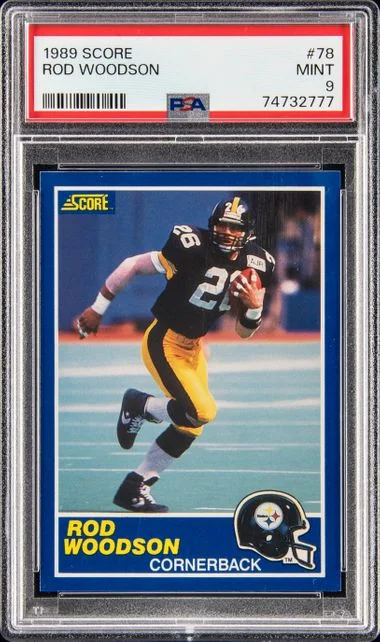 1989 Score Rod Woodson #78 card image