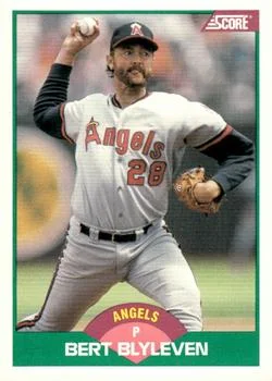 1989 Score Rookie & Traded Bert Blyleven #17T card image