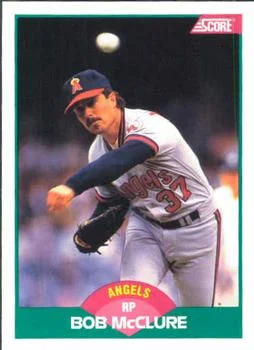 1989 Score Rookie & Traded Bob McClure #58T card image