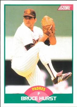 1989 Score Rookie & Traded Bruce Hurst #19T card image