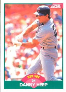 1989 Score Rookie & Traded Danny Heep #57T card image