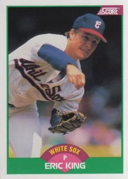 1989 Score Rookie & Traded Eric King #26T card image