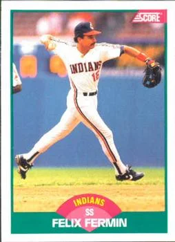 1989 Score Rookie & Traded Felix Fermin #78T card image