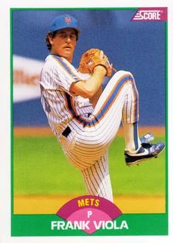 1989 Score Rookie & Traded Frank Viola #67T card image