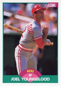1989 Score Rookie & Traded Joel Youngblood #66T card image