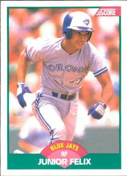 1989 Score Rookie & Traded Junior Felix #83T card image