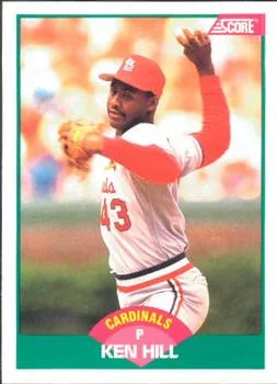 1989 Score Rookie & Traded Ken Hill #98T card image