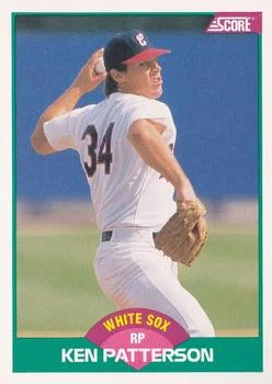 1989 Score Rookie & Traded Ken Patterson #97T card image