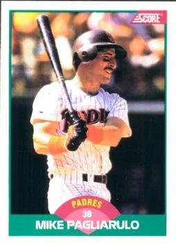 1989 Score Rookie & Traded Mike Pagliarulo #11T card image