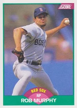 1989 Score Rookie & Traded Rob Murphy #8T card image