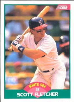 1989 Score Rookie & Traded Scott Fletcher #47T card image