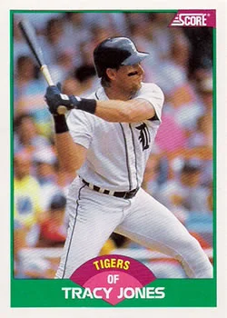 1989 Score Rookie & Traded Tracy Jones #43T card image