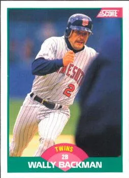 1989 Score Rookie & Traded Wally Backman #34T card image