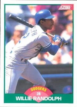 1989 Score Rookie & Traded Willie Randolph #41T card image