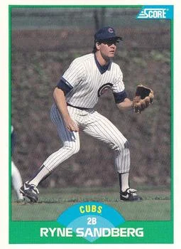 1989 Score Ryne Sandberg #35 card image